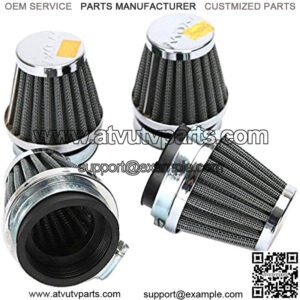 Motorcycle Air Filter 50mm 4pcs Universal Air Pod Filters Cleaner for Yamaha Suzuki Kawasaki