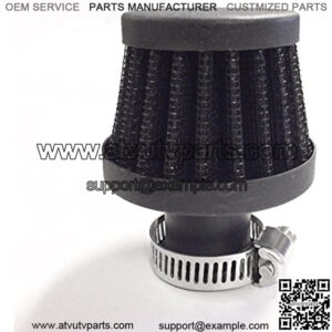 15mm Mini Air Intake Crankcase Breather Filter Valve Cover Catch Tank (Black 2)