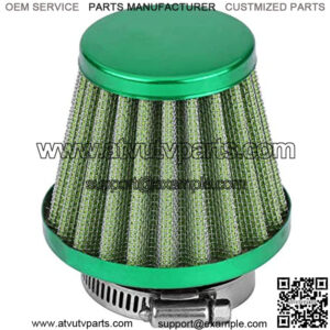 38mm Air Filter Intake Induction Kit for Most Dirt Pit Bike Mini Motocross Motoycle Engine (Green)