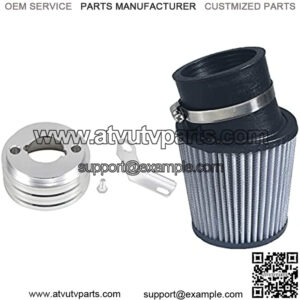 62mm Inlet Air Filter With Adapter Kit For Predator 212cc Engine Racing Go Kart Cart Mini Bike