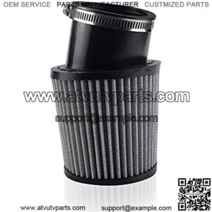 62mm 2-7/16" Inlet Air Filter - by HuthBrother , Compatible with 6.5 HP GX160 GX200, Predator 212cc Engine Go Kart Clone 196cc Trailmaster mid XRX Robin Go Karts Cart Trail CT200U bt200 Mini Bike (2)