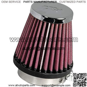 Universal Clamp-On Air Filter: High Performance, Premium, Replacement Engine Filter: Flange Diameter: 1.9375 In, Filter Height: 3 In, Flange Length: 0.625 In, Shape: Round Tapered, RC-1060