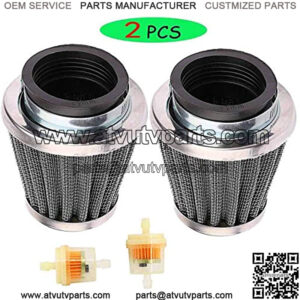New 42MM Air Filter (2pcs) for Honda Kawasaki Suzuki Yamaha Bike 250cc ATVs Quad Dirt Pit Bikes GY6 125cc 150cc Scooter Moped Howhit 150cc Yerf dog Go Kart