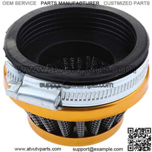 1 Piece 58mm Motorcycle Air Filter Cleaner Mini Moto Air Filter for Dirt Motorcycle, Motorized Bike