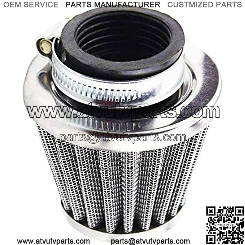 2 Pcs Universal 35mm Air Filter Cleaner Compatible with 50cc 70cc 90cc 110cc 125cc Motorcycle ATV Quad Scooter Go Kart Moped Pit Dirt Racing Super Pocket Bike CRF50 CRF70 CRF90 XR50 XR70 XR90