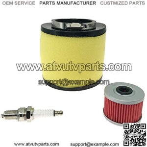 Air Filter Oil Filter Spark Plug for 1995 - 2004 Honda Foreman 400 450 TRX400 TRX450 2000 - 2006 Honda Rancher 350 TRX350 Replace OE 17254-HN5-670