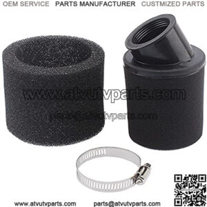Universal 38mm 39mm 40mm Angled Double Foam Pod Air Filter Cleaner 50cc 70cc 90cc 110cc 125cc Motorcycle ATV Quad Scooter Go Kart Moped Pit Dirt Racing Super Pocket Mini Bike Yamaha