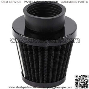 38mm Air Filter Intake Induction Kit for Most Dirt Pit Bike Mini Motocross Motoycle Engine (Black)