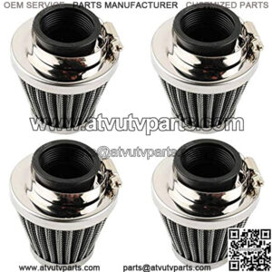 Pack of 4 Universal 35mm Air Filter Cleaner 50cc 70cc 90cc 110cc 125cc Motorcycle ATV Quad Scooter Go Kart Moped Pit Dirt Racing Super Pocket Mini Bike CRF50 CRF70 CRF90 XR50 XR70 XR90 Yamaha