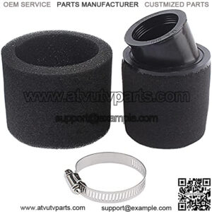 Universal 41mm 42mm 43mm Angled Double Foam Pod Air Filter Cleaner 50cc 70cc 90cc 110cc 125cc Motorcycle ATV Quad Scooter Go Kart Moped Pit Dirt Racing Super Pocket Mini Bike Yamaha