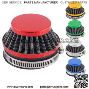 Water-cooled small sports car modified air filter color filter element two-flush carburetor air filter 58 caliber