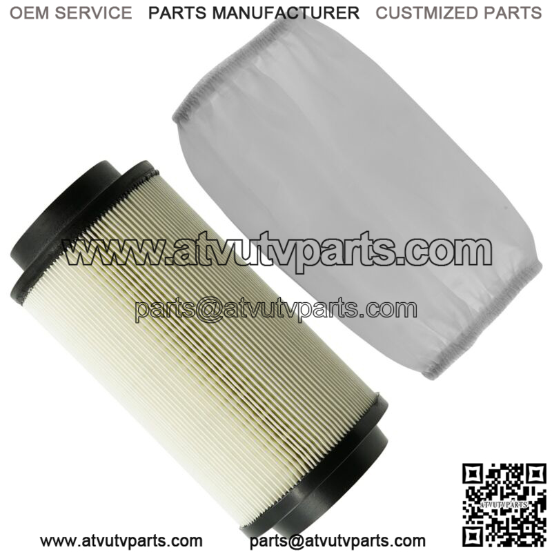 Air Filter w/Prefilter Intake Air Sleeve for Polaris Sportsman 500 2000-2013 - Image 4