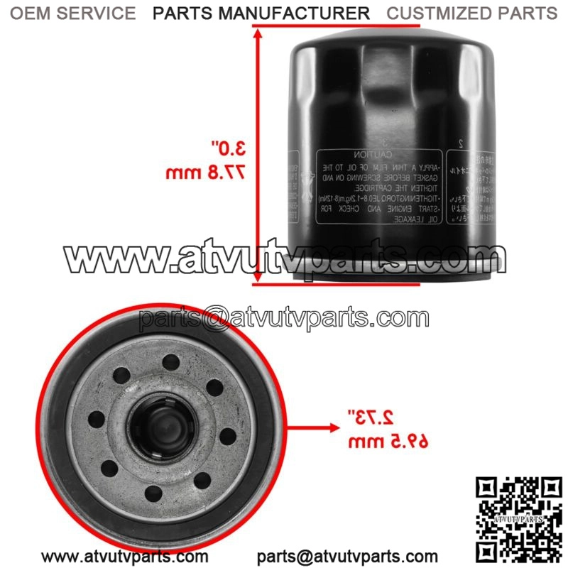 1UY-14451-01-00 5GH-13440-71-00 Air & Oil Filter Cleaner For Yamaha - Image 3