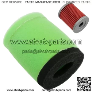 Air & Engine Oil Filters Cleaner For Suzuki Quadrunner 4WD LT4WD 1987 1988-1993