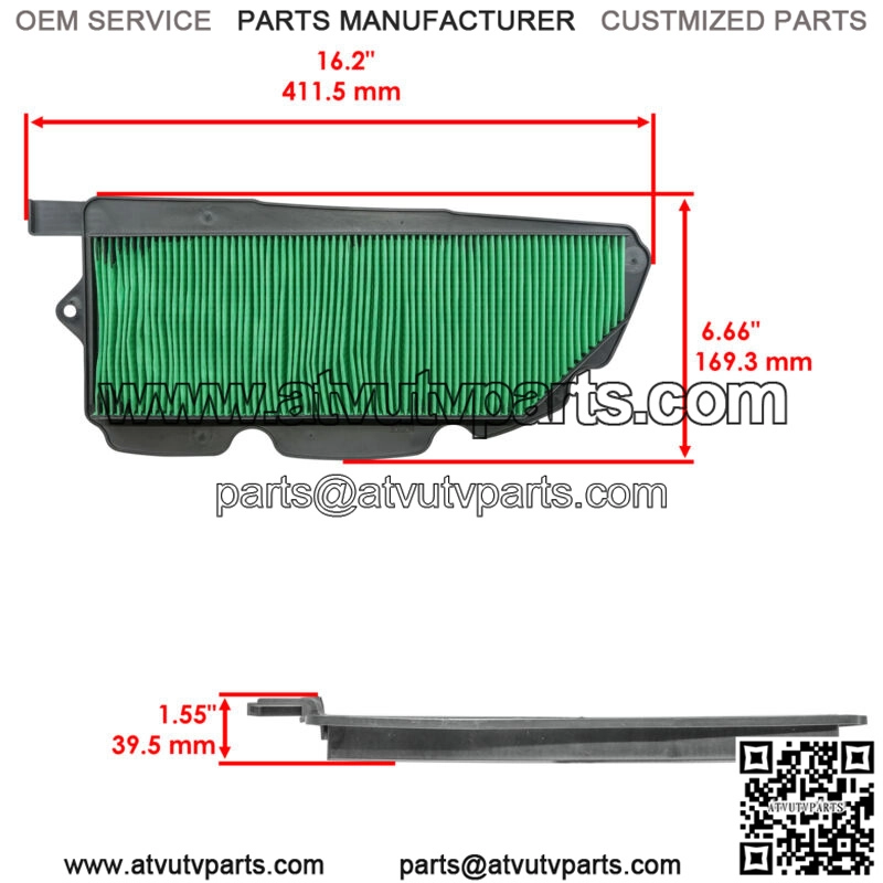 17215-HL4-AK0 Air Filter Kit For Honda Pioneer 1000 SXS1000M3 2016-2024 - Image 2