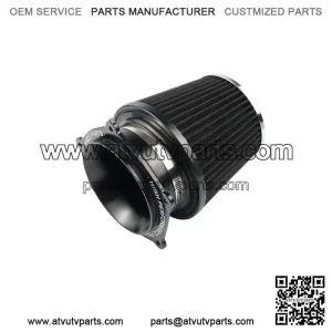 Air Filter Intake w/ Holder Adapter Kit For Yamaha YFZ450R 2009 2010-2023 Black