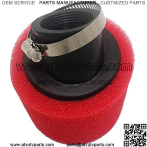 38mm Air Filter Sponge Foam Cleaner for Dirt Pit Bike ATV CRF KLX Motorcycle (red)