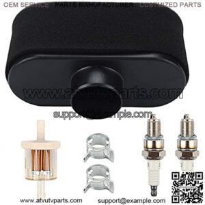 FR651V FR691V air Filter with Fuel Filter Spark Plug for Kawasaki FR730V FS481V FS541V FS600V FS651V FS691V FS730V 4-Cycle Engine Replace 11013-7047