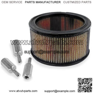 Cycle High-Flow Air Filter And Adapter Kit 17-0045,