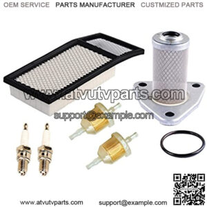 72368G01 Air Filter 26591G01 Oil Filter 72084-G01 Fuel Filter Spark Plug Kit Replacement for EZGO TXT, Medalist 4 Cycle 295cc / 350cc Golf Cart 1994-2005 Replacement Parts,5% coupon applied at checkou