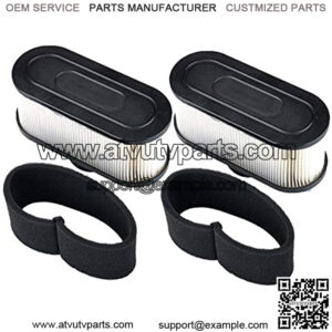 2pcs 11013-0752 Air Filter with Pre Filter Compatible with Kawasaki FR651V FR691V FR730V FS481V FS541V FS600V FS651V FS691V FS730V 4-Cycle Engine Replace 11013-7047, 1013-7046,