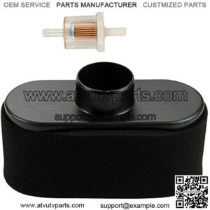 11013-7047 Air Filter with 11013-7046 Pre-cleaner Fuel Filter for JD MIU12555 BobCat 4164631 Kawasaki FR651V FR691V FR730V FS481V FS541V FS600V FS651V FS691V FS730V 4-Cycle Engine