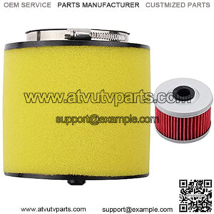 TRX500FA Air Filter with Oil Filter Replacement for Rincon 650 680 MUV700 TRX680FA TRX500FPA 17254-HPO-A00