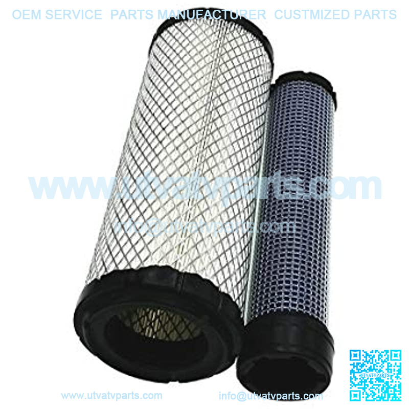 25 083 01 Outer Air Filter Replace 25 083 01-S 2508301 Kawasaki 11013-7020 11013-7044 OEM Air Cleaner Cartridge with 25 083 04 2508304 11013-7019 11013-7045 Inner Filter