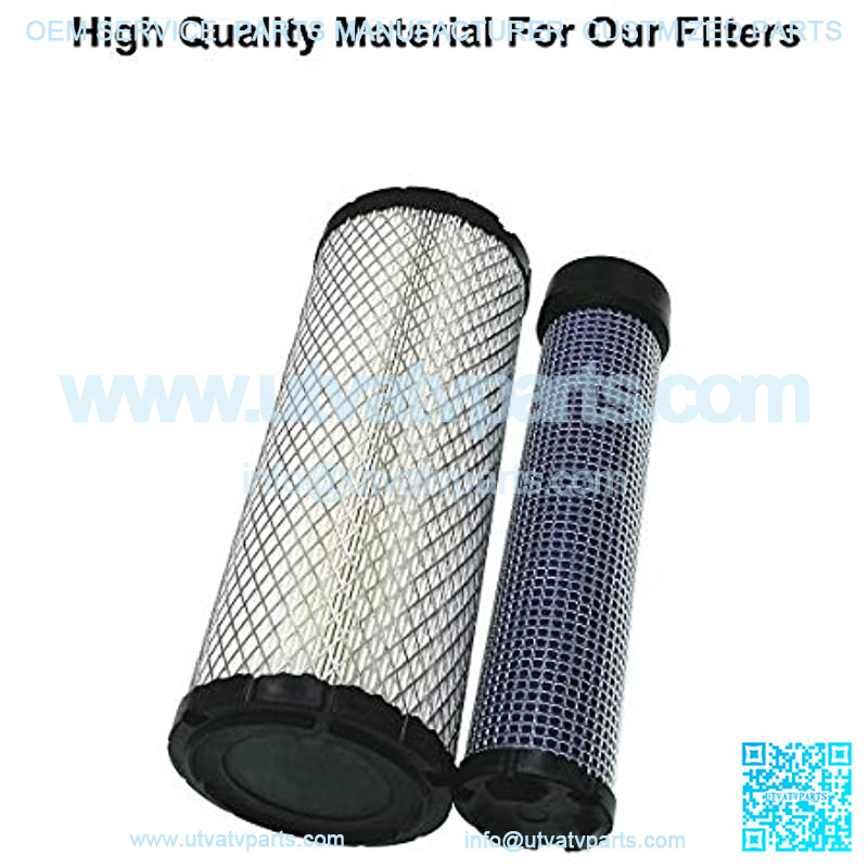 25 083 01 Outer Air Filter Replace 25 083 01-S 2508301 Kawasaki 11013-7020 11013-7044 OEM Air Cleaner Cartridge with 25 083 04 2508304 11013-7019 11013-7045 Inner Filter - Image 3