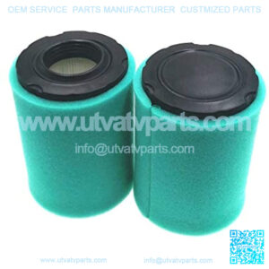 2 Pack 796031 Air Filter Replace for 992376 590825 591334 594201 OEM Air Cleaner Cartridge with 797704 Pre Filter Fits Lawn Mower Air Cleaner Element