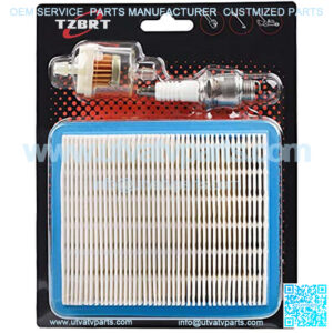 BS-491588S BS-491588 Air Filter + Pre Cleaner Spark Plug for MTD Troy-Bilt TB110 TB130 TB210 TB230 TB270ES TB280ES TB320 TB330 TB370 TB380ES TB449E TB466 TB566 TB672 TB866XP Push Lawn Mower Parts