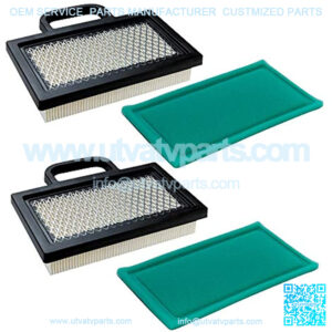 2Pack 499486S 698754 Air Filter with Pre Cleaner - Compatible with 18-26 HP Intek V-Twins Engine Lawn Mower Tractor
