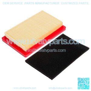 951-10298 Air Filter with Pre Filter, Compatible for Cub Cadet 951-14632 SC100, 14 083 01-S, MTD 951-10298 and More, Premium Lawn Mower Air Cleaner Kit