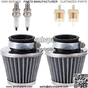 2 Packs 35mm Air Filter Replacement for 50cc 70cc 80cc 90cc 110cc 125cc Chinese PZ19 PZ20 MVX70 MVX70CC MVX110 Mini Dirt Bike Taotao CRF ATV Dune