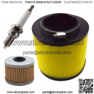Air Oil Filter Spark Plug Tune Up Kit For Honda Rancher 350 Foreman 400 450 (For: Honda FourTrax Foreman 400)