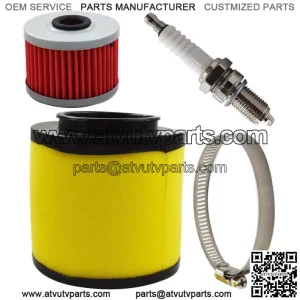 For 1988-2000 Honda FourTrax 300 TRX300 Air Oil Filter Spark Plug Tune Up Kit (For: Honda)