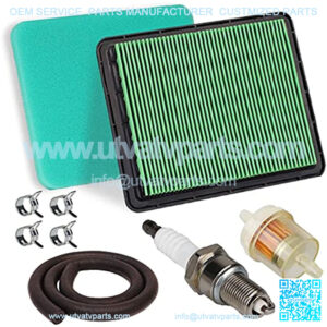 GCV160 Air Filter Tune Up Kit for Honda GCV190 GC190 GC160 GX100 Engine HRC216 HRR216 HRR2169VKA HRX217 Lawn Mower, Replace GCV160 Spark Plug 17211-ZL8-023 Air Cleaner