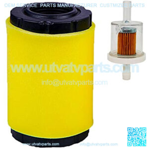 796031 Air Cleaner w/ Fuel Filter, Replace for B&S 591334 594201 797704 31A507 31A607, Lawn Mower Air Filter
