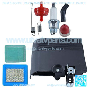 Replacement Tune-Up Kit with 692298 Air Cleaner Cover 795259 Air Cleaner Primer Base 790849 699056 Spring 491588S Air Filter 491435S Pre Filter 298090S Fuel Filter 694395 Primer Bulb and Spark Plug