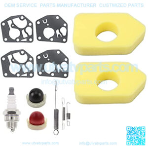 698719 691859 692211 Governor Spring - 495770 795083 Carburetor Diaphragm - 698369 Air Filter for 3.5-4.5 HP 450-600 Series Lawn Mower Engines