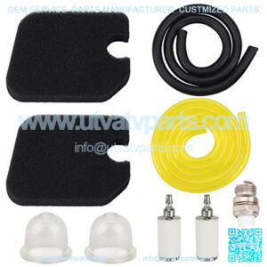 753-06954 Air Filter 753-06193 Spark Plug Compatible with MTD Troy Bilt TB21EC TB27BC TB32EC TB42BC TB80EC TB2040XP TB2044XP Trimmer Brushcutter Fuel Line Filter