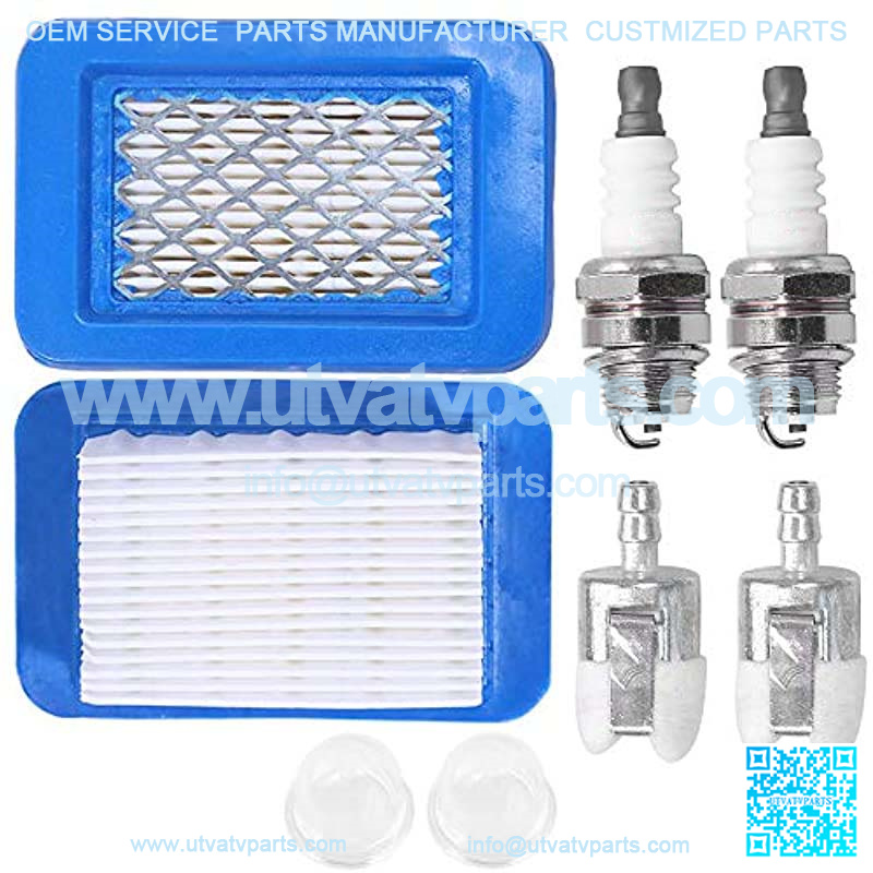 Air Filter Fuel Spark Plug Repower Tune-Up Kit Fits Echo Backpack Leaf Blower 2 Stroke Engine PB-403 PB-403H PB-403T PB-413 PB-413H PB-413T PB-500H PB-500T PB-580H PB-580T PB-620 PB-650 PB-650H