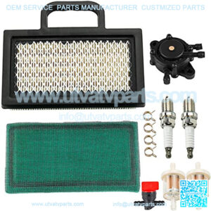 499476S Air Filter with 808656 Fuel Pump 691035 Fuel Filter for 499486 698754 691034 493629 Poulan 18HP - 26HP Lawn Mower Tractor Snow Blower