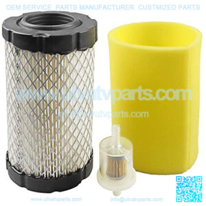 Air Filter 793569 & Pre Filter 793685 & Fuel Filter 493629 Cleaner Replacement for GY21055 MIU11511 B & S Intek Series 20-21 Gross HP Lawn Mower Tractor