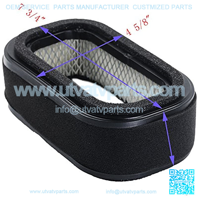 2pcs Air Filter Combo with Fuel Filter Compatible with 425 455 1800 2353 2500 A B E 2653 Compatible with M117254 MIU11376 Compatible with Kawasaki 11013-2204 11013-2139 - Image 2