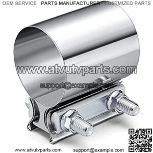 2.5"Stainless Steel Butt Joint Exhaust Seal Band Clamp