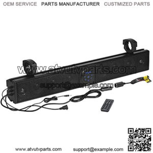 BRT26A UTV Sound Bar - 26 Inch Wide, IPX5 Rated Weatherproof, Bluetooth, Amplified, 4 Inch Speakers, Soft Dome Tweeters, Easy Installation for Dune Buggies, Jeeps, Rock Crawlers,Click to see price