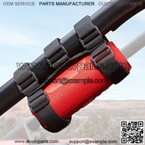 UTV Speaker Mount, Adjustable 2 Strap Style Roll Bar Holder Compatible with UTV Polaris RZR Can Am Kawasaki Bike Speaker Water Bottle Mount, Compatible with JBL Pulse Charge 3