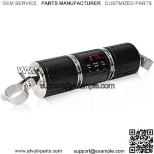 OPL5 Bluetooth Motorcycle Speaker Systems Waterproof Stereo Speakers Bar Mount 7/8-1.25 inch with AUX-in