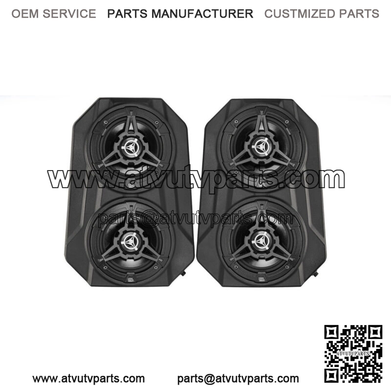 Bluetooth 6.5" 4 Speaker Overhead Stereo UTV Golf Cart Audio Sound Bar System (Fits: Yamaha Rhino 660)